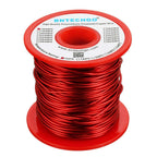 BNTECHGO 38 AWG Magnet Wire 5 lb Red Enameled Copper Wire 0.0039"(0.10mm)