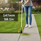 G GREENLY-AG 58-Inch Manual Edger Lawn Tool, Wheel Rotary Edger