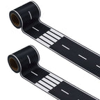 Black Track Tape,Toy Car Tape Track for Kids,Race Cars Decorations for Kids Birthday Party (2 Rolls, 2.4" x 33')