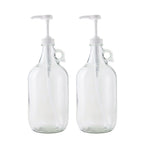 Half-Gallon Laundry Detergent Dispenser Glass with Pump | 64 oz