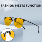 VIEWBETTER 3 Pack Clip On Blue Light Blocking Glasses for Eyes Strain/Light-Sensitive Flip Up Computer Gaming Glasses BL1008