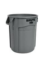 Rubbermaid Commercial Products BRUTE Heavy-Duty Round Trash/Garbage Can, 20-Gallon, Gray,Outdoor Waste Container for Landscapers/Construction/Restaurants/Back of House/Offices/Warehouses