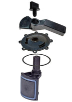 ATIE 2-Port/3-Port Pool Valve Rebuild Complete Kit Compatible with Jandy 2-way/3-way 4715, 4716, 4717 Valve and Gray Valves with Diverter Valve 4720, Cover 4606, Handle 7433 (1 Pack)