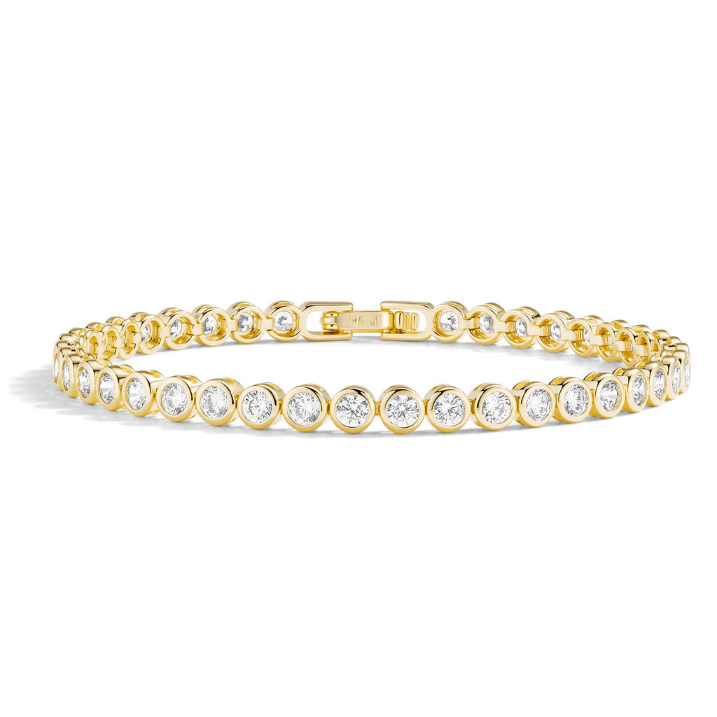 Pearich 14k Gold Filled Tennis Bracelets
