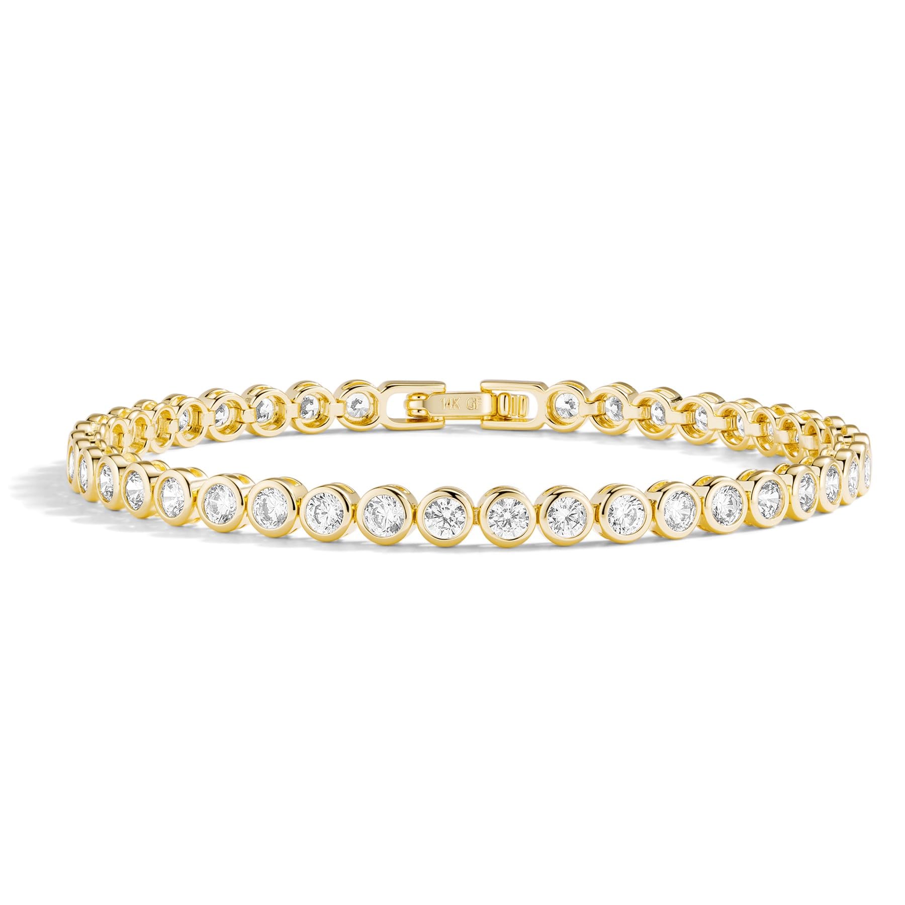 Pearich 14k Gold Filled Tennis Bracelets