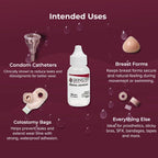 Skinister Medical Adhesive Dropper | Silicone Skin Glue for Ostomy Bags, Breast Forms, Condom Catheters, Prosthetics, SFX | 1oz