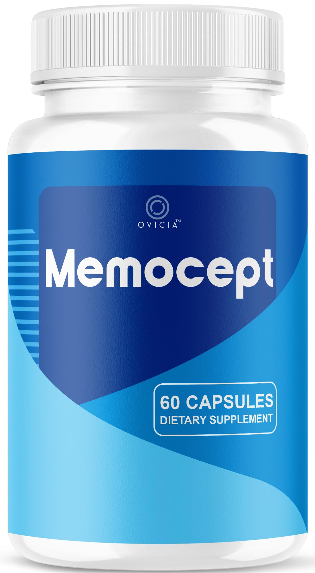 Memocept - Official Memocept Pills Advanced Formula with All Natural Ingredients, Daily Premium Capsules Brain Memory for Wellness & Overall Health Support, 60 Capsules for 1 Month