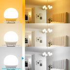 8 Pack E12 LED Ceiling Fan Light Bulbs 6W, 60W Equivalent 5000K Daylight