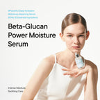 IUNIK Beta-Glucan Power Deep Moisture Serum – Intense Hydration Vegan Korean Serum with Mushroom Yeast Extract – For Dry, Mature, Sensitive Skin, Fine Lines & Loss of Firmness