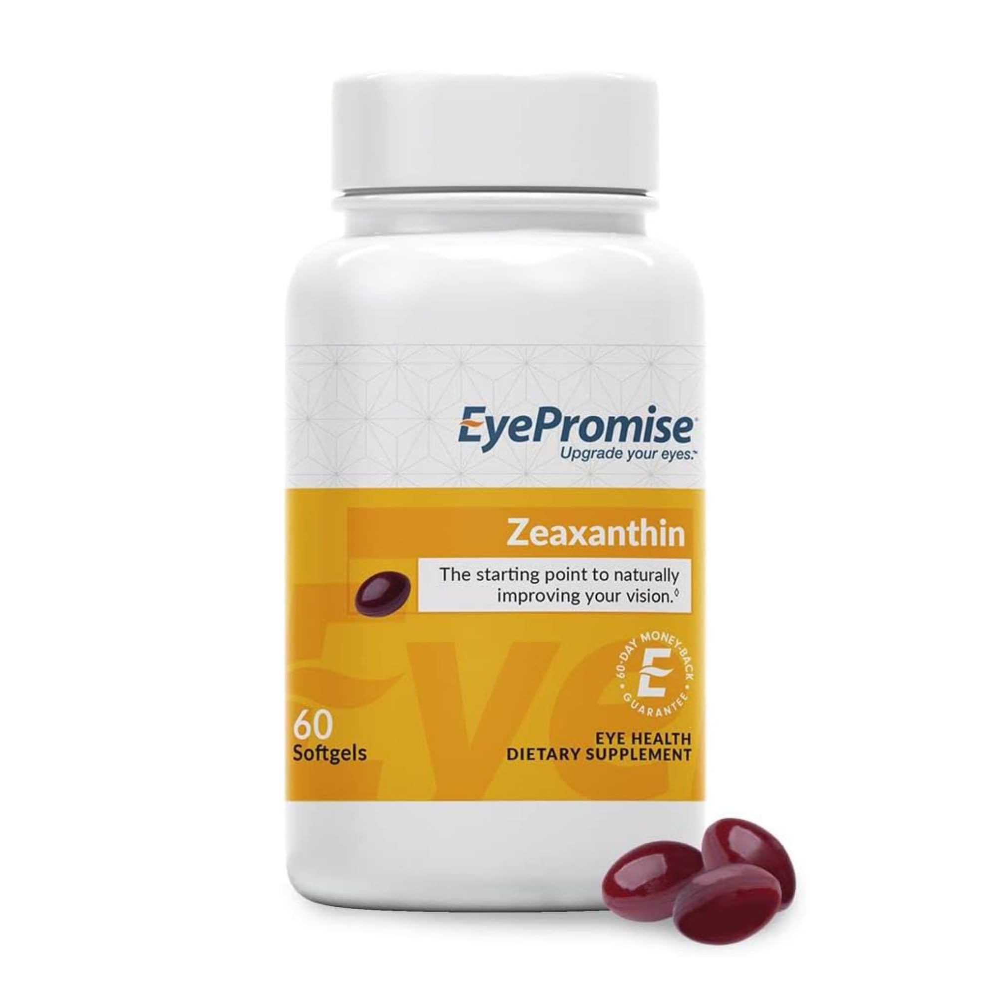 EyePromise Zeaxanthin Eye Health Supplements - 60 Softgels