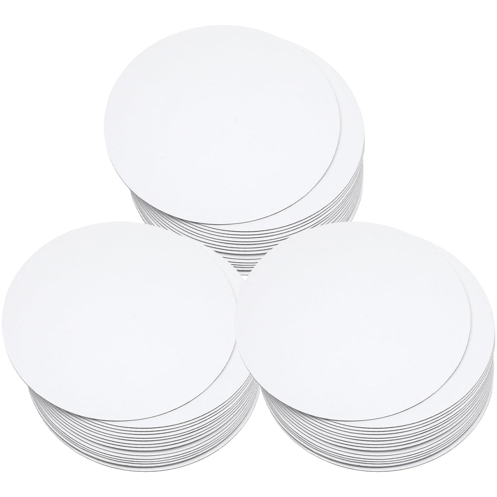 qiqee 70-Packs White Cake Boards Round 10 Inch Circles Rounds Base Food-Grade Cardboard Cake Plate（Thinner But Stronger）