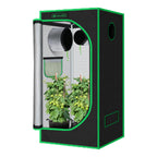 Green Hut 3x3 Grow Tent, 36"x36"x72" Hydroponics Growing Tent
