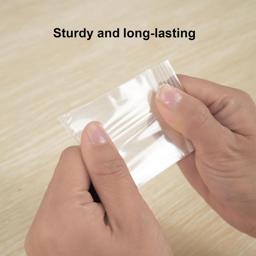 WEGOUP 120 PCS Small Plastic Bags for Jewelry, 2" x 2.76" 2.4 Mil Thick