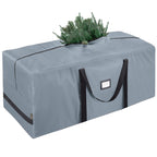 BALEINE 7.5 ft Christmas Tree Storage Bag, Heavy Duty 900D Oxford Fabric with Reinforced Handles and Dual Zippers Wide Opening, Extra Large Storage Container for Trees and Decorations (Grey)