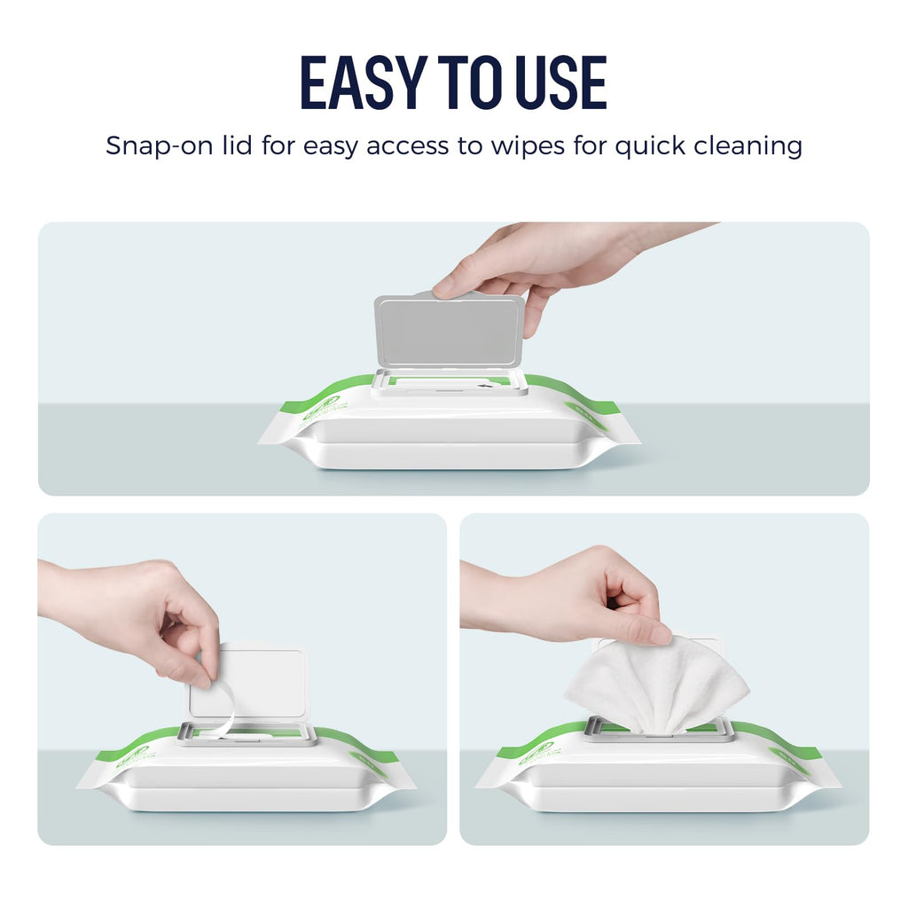 loukin Dry Erase Wipes, Whiteboard Cleaning Wipes, 50 Count, 3 Pack