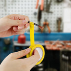 Romeda 9 Pack Electrical Tapes, Electrical Tape Water, Sun, and Oil Resistant, Electrical Tape is Suitable for Most Domestic, Commercial, and Industrial environments - Yellow