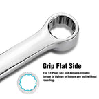 DURATECH 14mm Extra Long Ratcheting Wrench, Metric, CR-V Steel