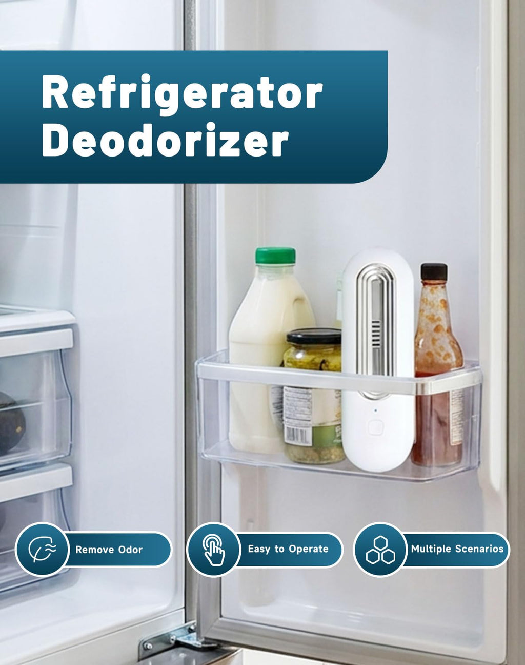 Ozoori Fridge Deodorizer Odor Eliminator – Extends Food Freshness (3)