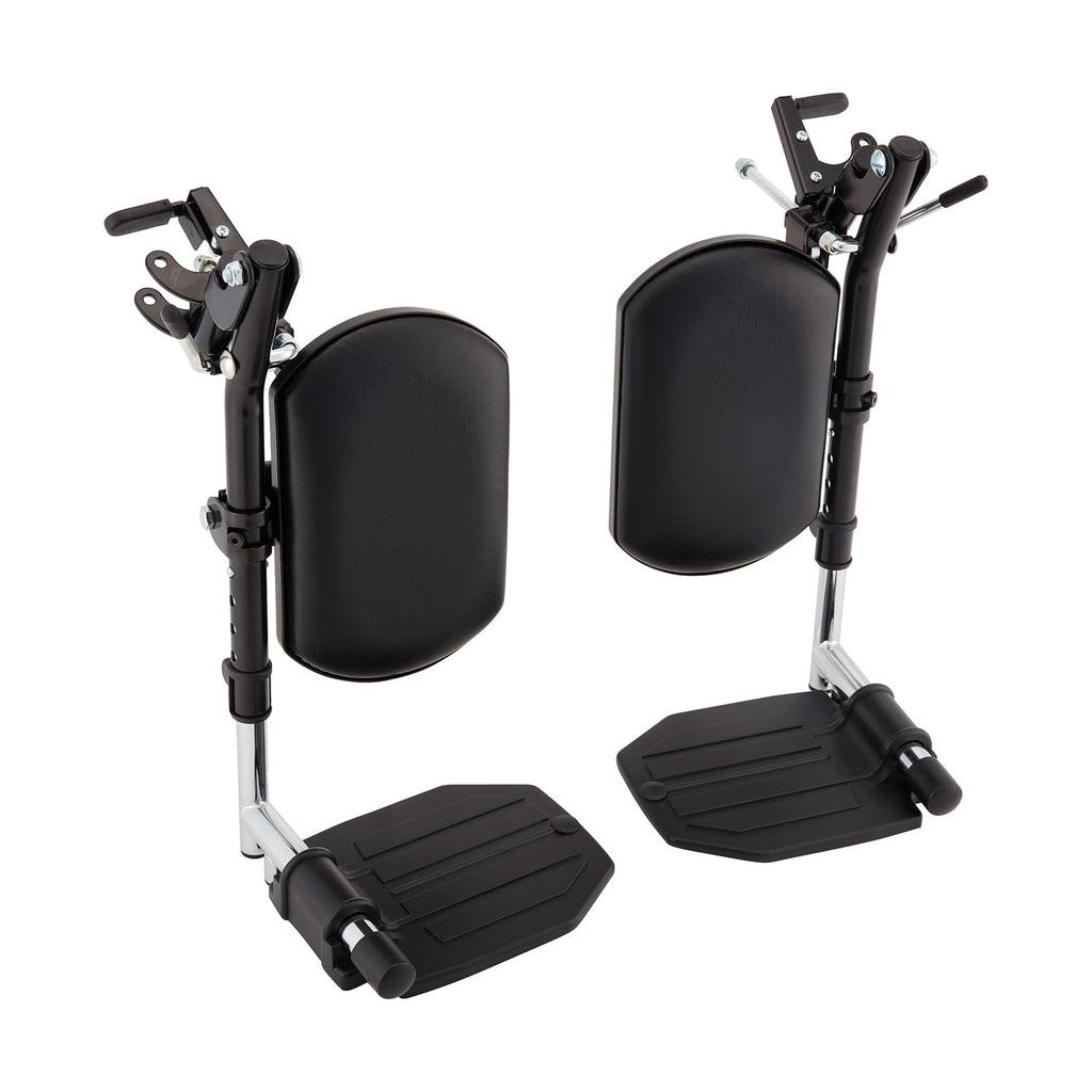 Invacare Wheelchair Elevating Legrest with Padded Calf Support, Footrest with Swing Away Function, Adjustable Length and Aluminum Footplate, Tool-Free Installation, Designed for Invacare Wheelchair
