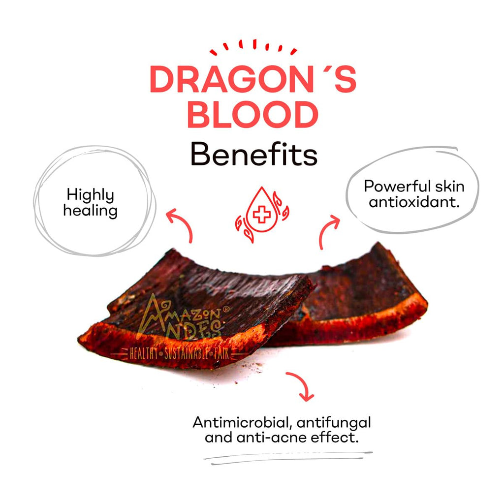 Amazon Andes Dragon's Blood Organic Liquid Extract - Sangre de Drago Sap from Peru | Pure Sangre de Grado Wild Harvested Resin Tincture | Dragons Blood Sap | Sangre de Dragon | 1 fl oz (30ml)