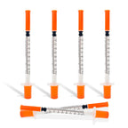 30 Pack U-100 1ml 31G 5/16 Inch (8mm) Syringes with Needle