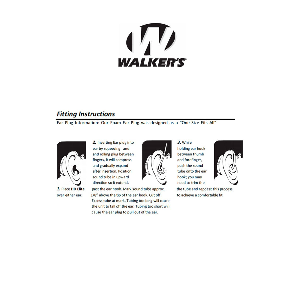 Gsm Outdoors Walkers Wge08283 Unisex Earplugs - Adult, Multicolor, One Size
