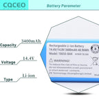 Vacuum Battery Replacement for ILIFE A4s, A4s pro, A6, A7, A8, A9, V7, V7S