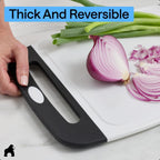 GORILLA GRIP Cutting Board Set of 3, Slip Resistant and Nonporous, Black