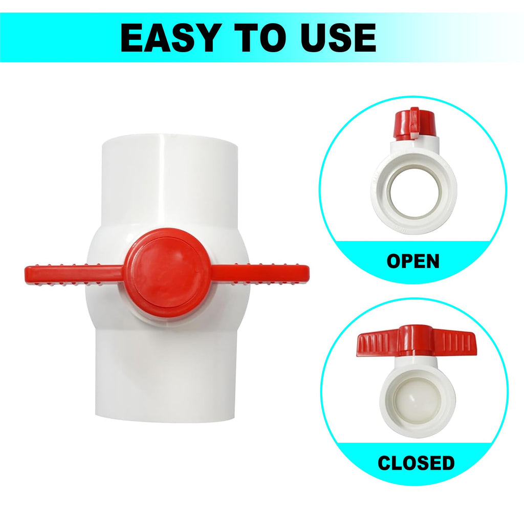SIHAIAN Pool Drainage Outlet Kit, Open a Third Drain at The Bottom of The Pool with SIHAIAN Drainage Pipe Kit, Drain The Accumulated Water from The Pool Cover