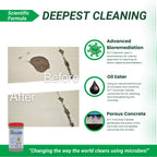 ACT Concrete Cleaner – Eco-Friendly Dry Powder Oil Stain Remover for Driveways, Sidewalks, Garages & Commercial Use | HOA Approved | Bioremediation Formula | Safe around Pets | 2.5lb