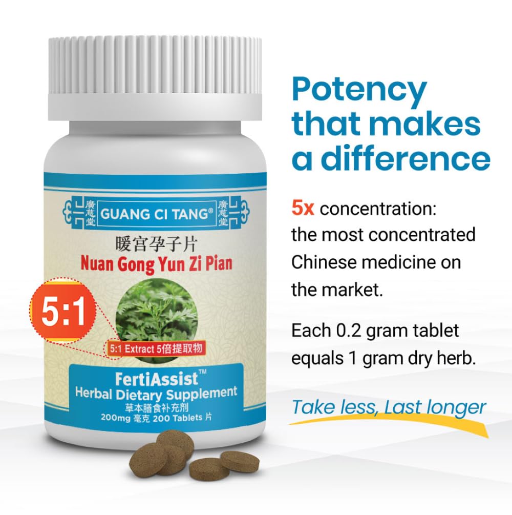3 Bottles of Nuan Gong Yun Zi Pian FertiAssist Plus Fertility Blend for Women Family Planning- 200 Pills in each Bottle