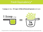 KOYAH - Organic USA Broccoli Sprout Powder (1 Scoop = 1/4 Cup Sprouts): 36 Servings, Freeze-Dried, Tested for Active Myrosinase and Glucoraphanin (Sulforaphane Glucosinolate)
