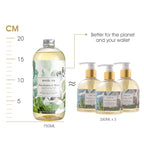 ROMIIE ZOI Eucalyptus & Mint Liquid Hand Soap Refill, Gentle & Moisturizing Formula, Natural Cruelty-Free Soap, Large 750 ML Bottles Bulk for Kitchen, Bathroom, and Dispensers (26 FL OZ, Pack of 3)