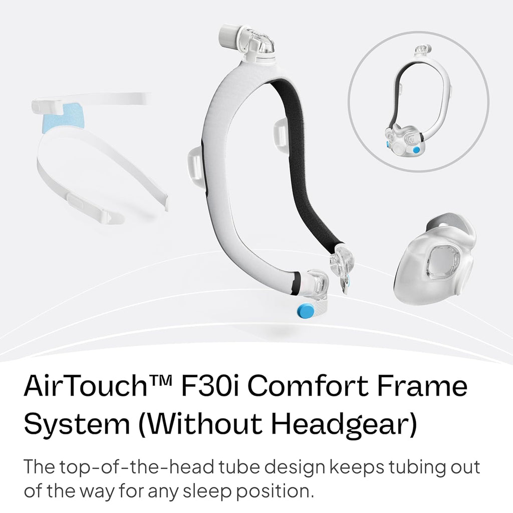 Resmed AirTouch F30i Comfort Frame System Without Headgear - Medium Cushion/Large Frame