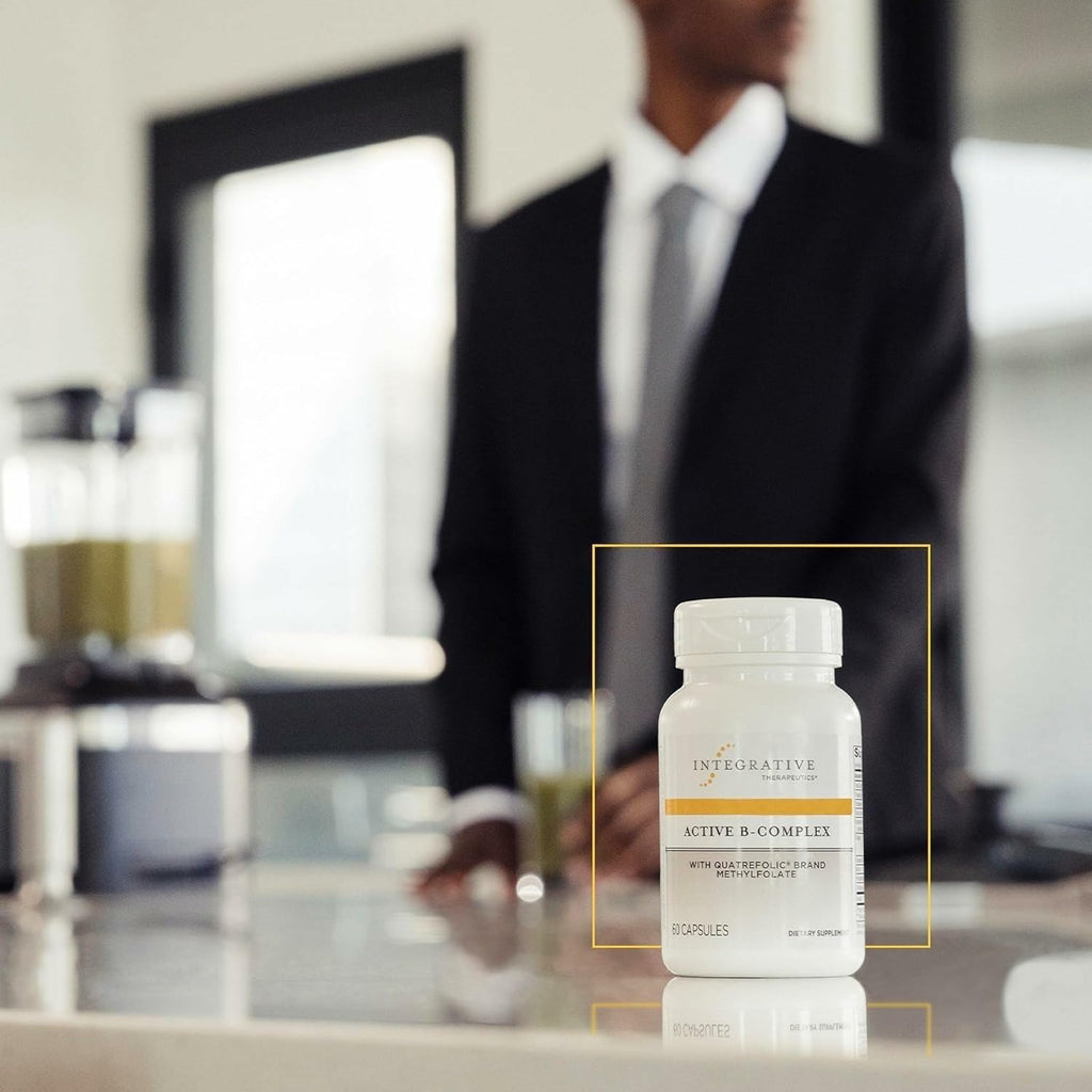 Integrative Therapeutics Active B-Complex - Cellular Energy, Immune Function & Heart Health Support with Vitamins B2, B6 & B12* - Made for Busy Lifestyles - Gluten-Free - 60 Capsules (30 Servings)