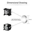 ONESING 12 Pairs Black Magnetic Earrings: Clip On, Hoop & Dangle Designs - Non-Piercing Set for Men & Women