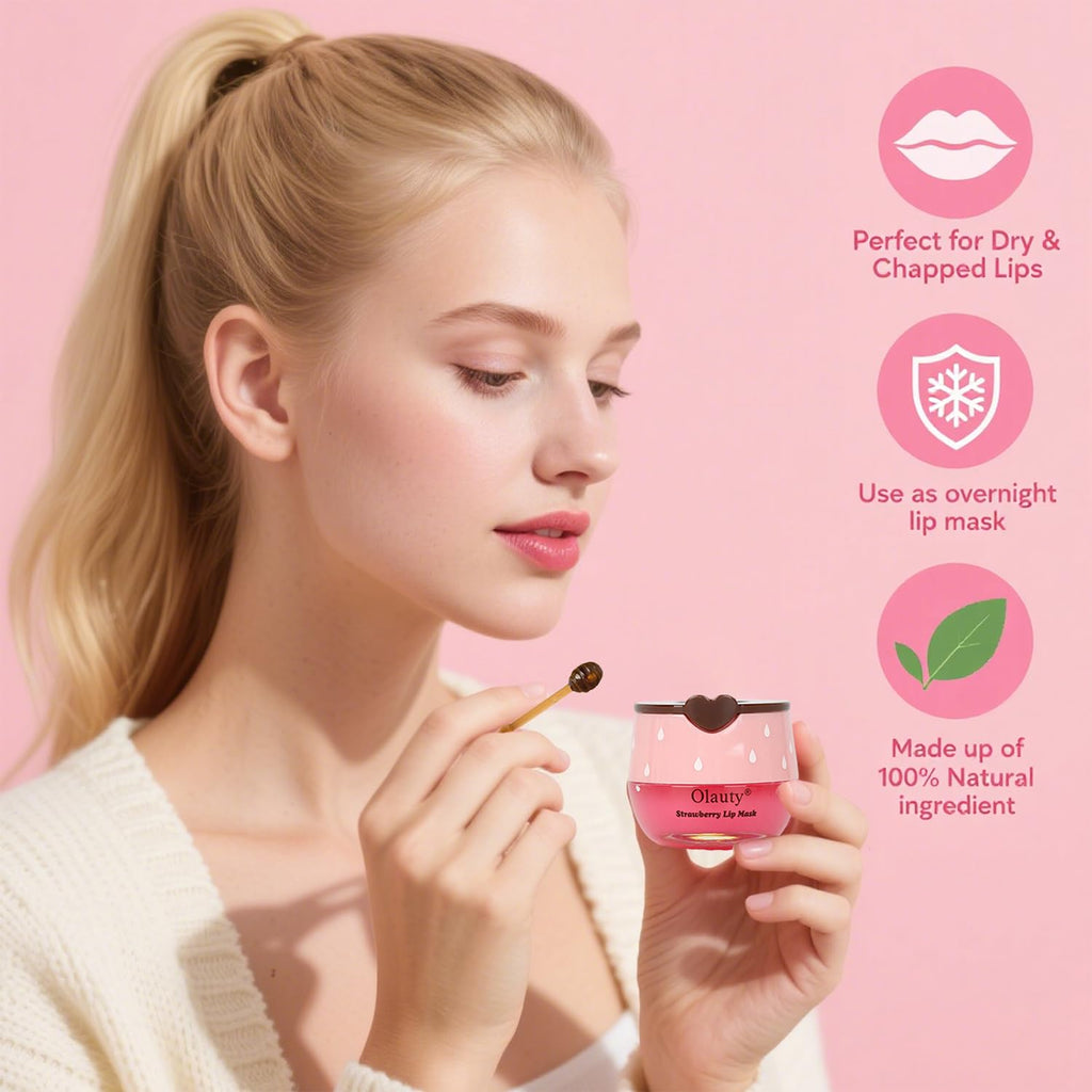 10 PCS Bee Lip Balm Honey Pot, Strawberry, Watermelon, Apple Lime, Cherry, Mint, Coconut, Aloe, Grapes & Peach Flavors, Honey Lip Balm Bulk, Moisturizing Lip Mask Overnight, Mothers Day Gifts