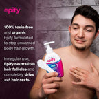 Epify Intimate Hair Removal Cream for Men and Women - Pubic, Bikini Line, Sensitive Areas - 8.45 Fl Oz
