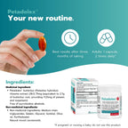 Petadolex Linpharma 75 mg Patented PA-Free Butterbur Root Extract for Brain Health – 3 Btl.