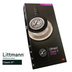 3M Littmann Classic III Monitoring Stethoscope, 5811, More Than 2X as Loud, Weighs Less, Stainless Steel Smoke-Finish Chestpiece, 27" Black Tube, Smoke Stem, and Headset