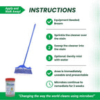 ACT Concrete Cleaner – Eco-Friendly Dry Powder Oil Stain Remover for Driveways, Sidewalks, Garages & Commercial Use | HOA Approved | Bioremediation Formula | Safe around Pets | 2.5lb