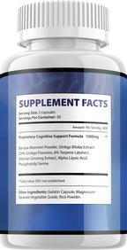 (5 Pack) Neuro Thrive Brain Supplement, Neuro Thrive for Memory Formula, Neuro-Thrive PQQ to Reduce The Negative Effects of Brain Fog Neuro-Thrive Cognitive Function NeuroThrive Reviews (300 Capsules)