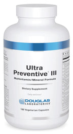 Douglas Laboratories Ultra Preventive III | Comprehensive Multivitamin/Mineral Formula | 180 Capsules