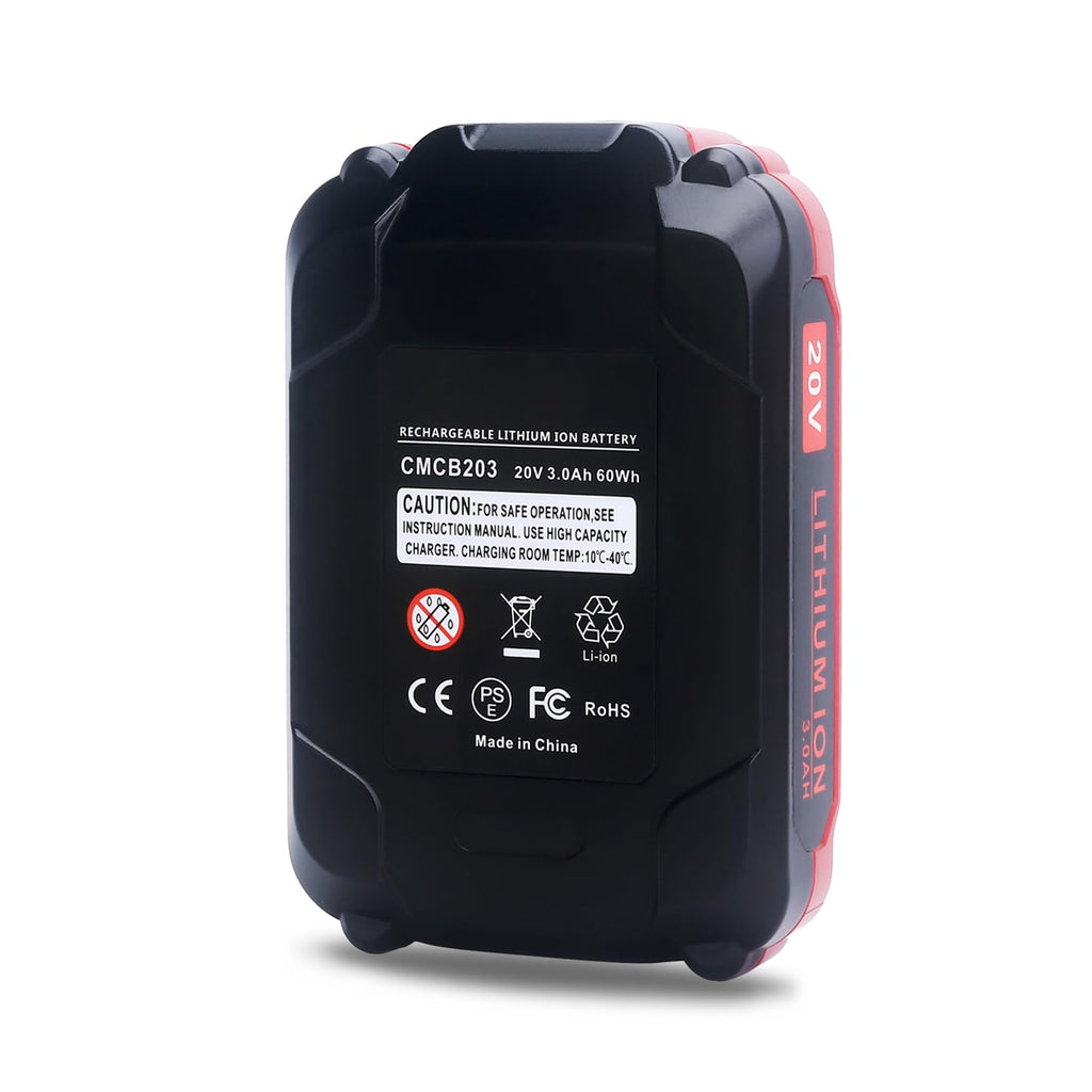 ELEFLY 20V CMCB202 Battery Compatible with Craftsman V20 Lithium Ion Battery CMCB202-2 CMCB201 CMCB204, Compatible with Craftsman 20V Max V20 Series Tools