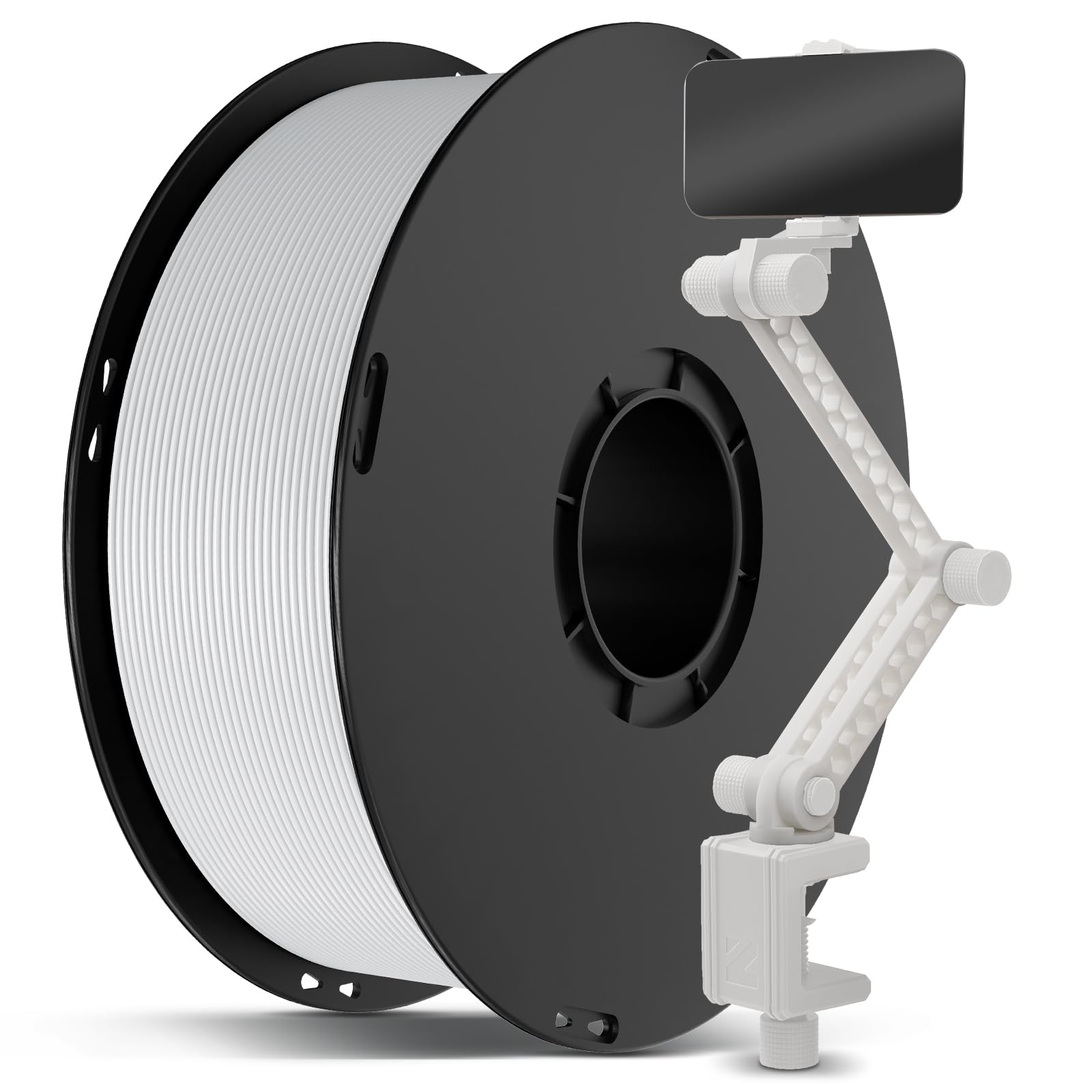 ANYCUBIC ABS Filament 1.75mm, High Strength and Toughness, 3D Printer Filament Dimensional Accuracy +/- 0.02mm, 1KG Spool (2.2 lbs), White