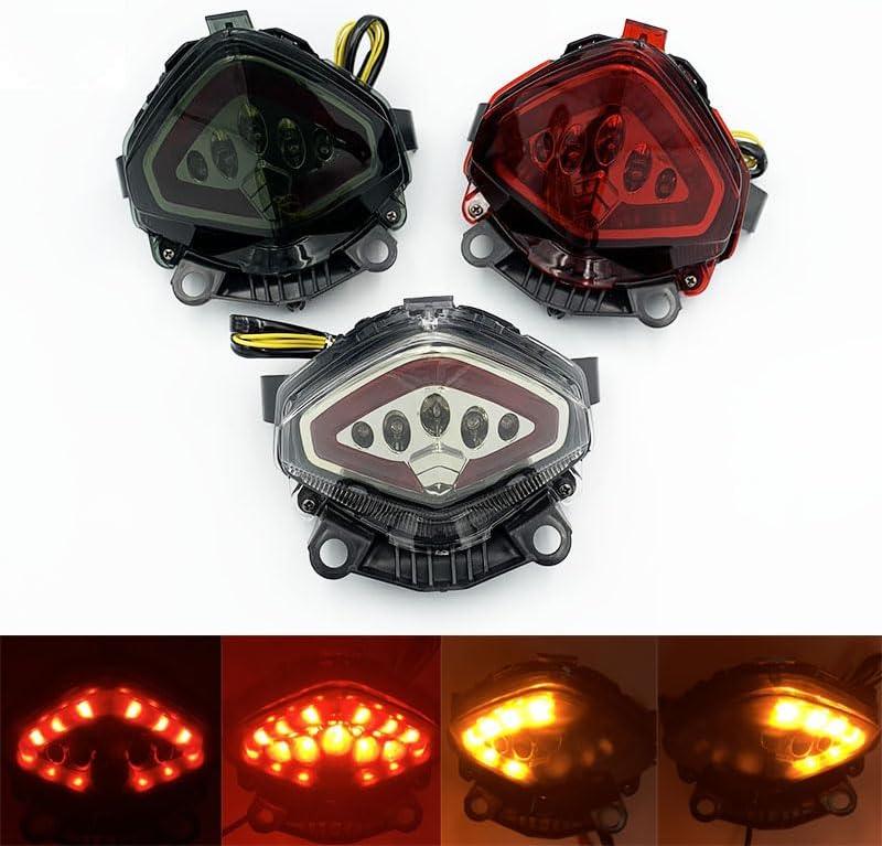 OQHAIR motorcycle tail light Tail Brake Light Motorcycle Integrated Blinker Lamp For H-ONDA CBR 400R 2013-2014