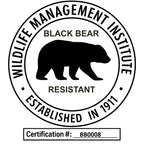 Ultimate Black Bear Trash Lock -Certified Black Bear Resistant, Patented, Animal Proof EXISTING Trash cans, Four Straps. Also Works for Wind, Raccoon, Opossum, and Other varmints/Critters