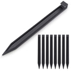 CAIGAIC Landscape Stakes 30 Pack, 10 Inch Garden Landscape Anchoring Stakes for Terrace Board, Landscape Edging Coil, Grass Barrier, Bender Board, Garden Liner