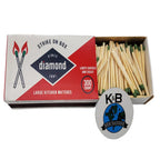 Diamond Strike On Box Matches (10 Boxes of 300) Multi Use Candle Fireplace Grill BBQ Kitchen Camping and Many Other Occasions Includes a K&B Merchandise Magnet [Packaging May Vary]