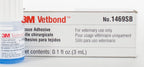 3M Vetbond Tissue Adhesive 0.1 oz (3 mL) – Fast-Acting Veterinary Wound Glue for Pets, Surgical-Grade Skin Adhesive Sealant with Blue Tint for Precise Application, Includes Reusable Applicator Tips